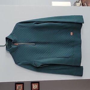 L.L Bean Women's Quilted Quarter-Zip Pullover size Small Tall